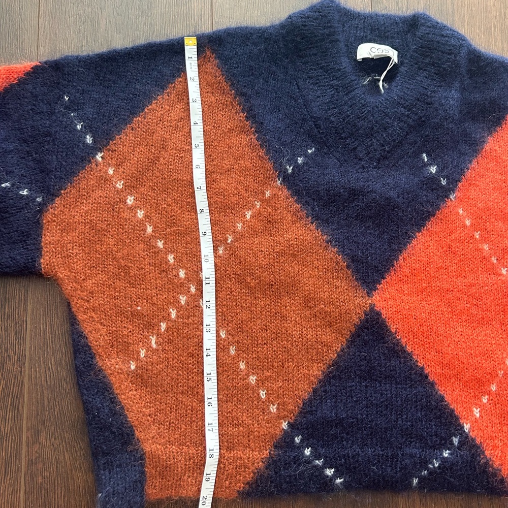 COS argyle sweater - Picture 7 of 8